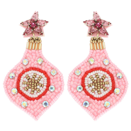 Christmas Ornament Globe Earrings