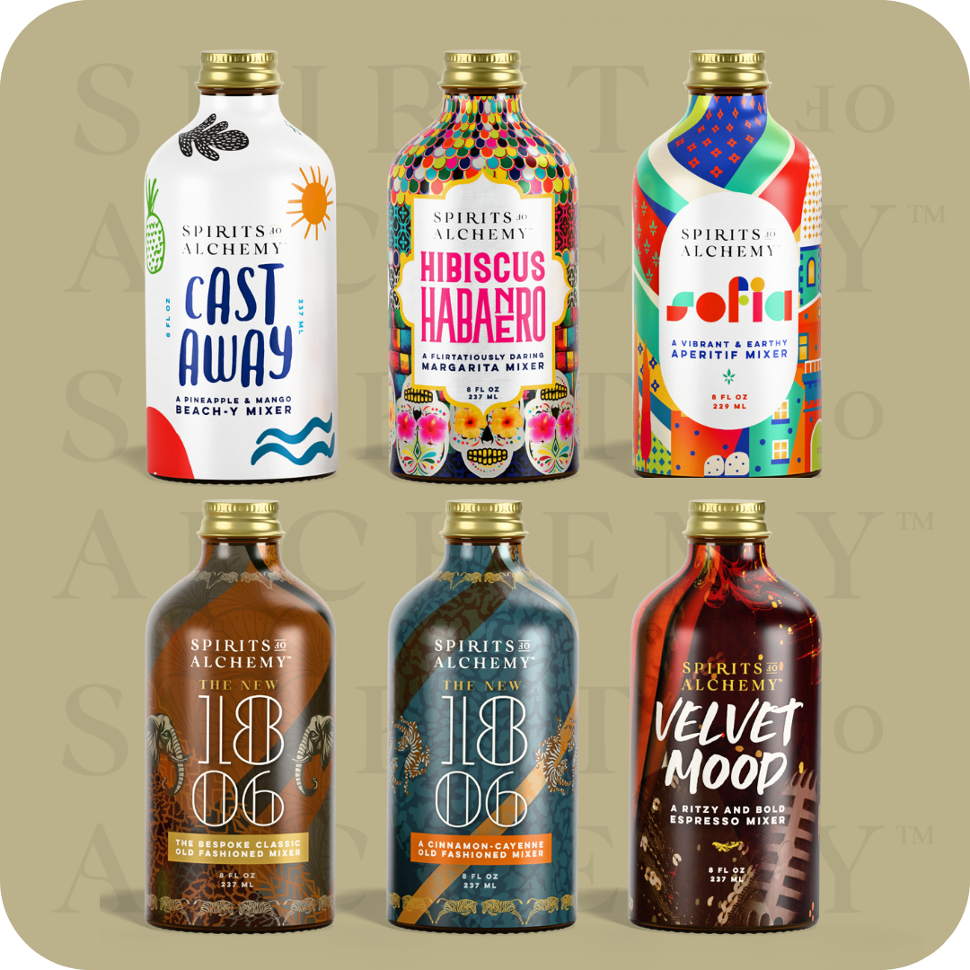 Cocktail and Mocktail Mixer 6 Flavors