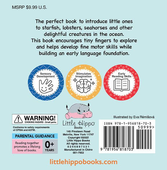 Brilliant Baby: In the Ocean - Children's Touch and Feel and Learn Sensory Board Book
