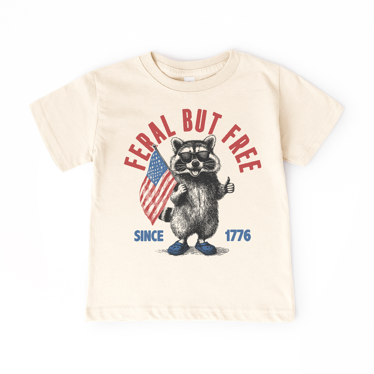 Kids 4th of July Tee | Fourth Shirt for Kids - Feral & Free