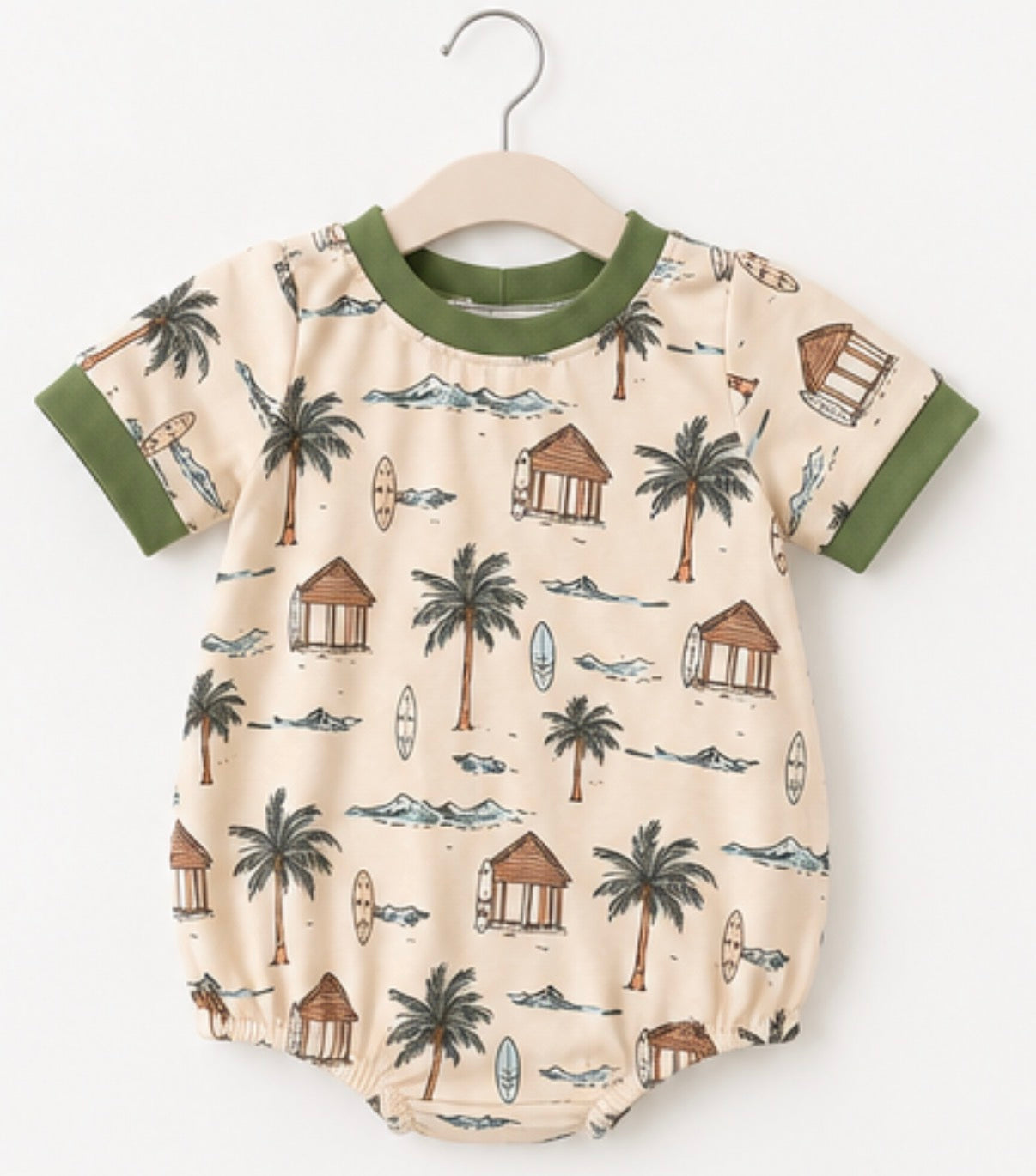 Beach print bubble