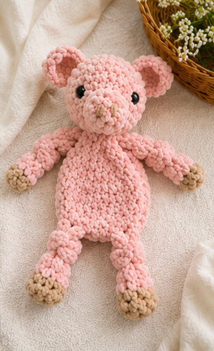 Pig Plush Lovey