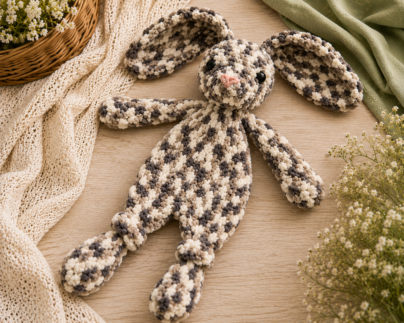 Speckled Bunny Lovey