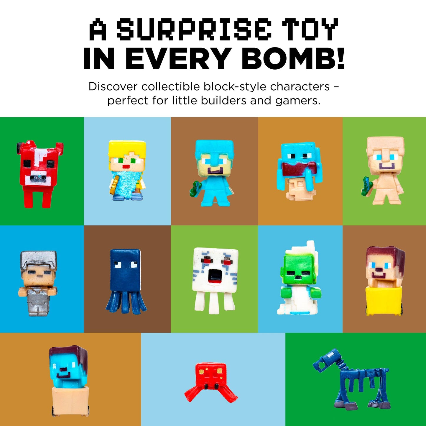 Block Builder Bath Bomb for Kids (1 Pack)