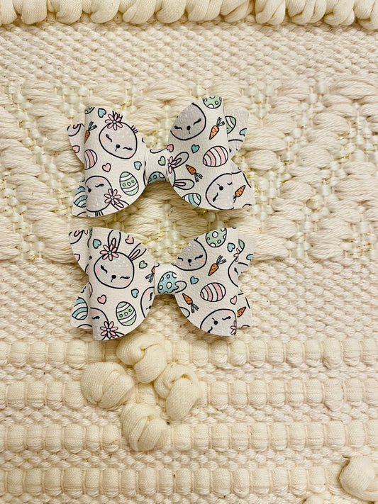 Pastel Bunny Pigtail Set