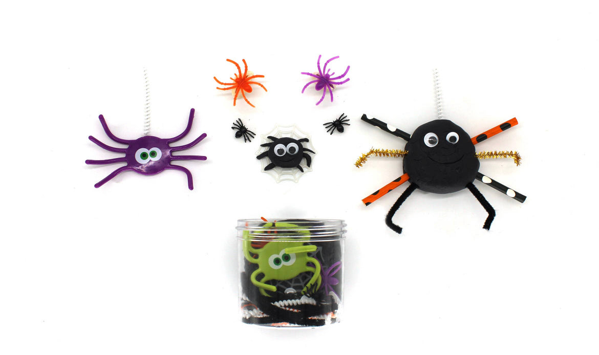 Spider Play Dough-To-Go Kit Scented- Black Forest