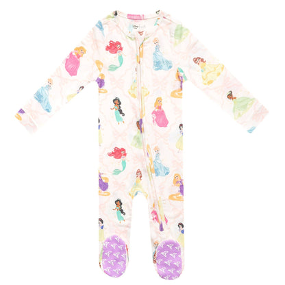 Zip-Up Footie Pajama - Disney Princess