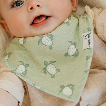 4 Pack Baby Bandana Bibs - Cove