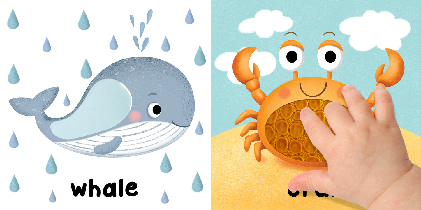 Brilliant Baby: In the Ocean  - Children's Touch and Feel and Learn Sensory Board Book