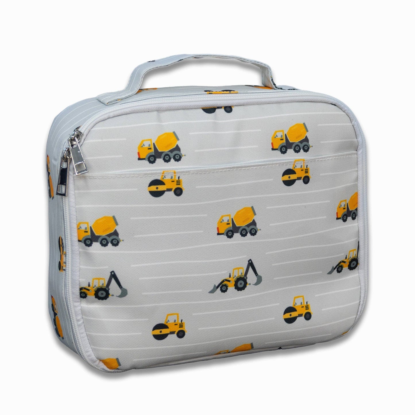 Insulated Lunch Bag - Construction on Grey