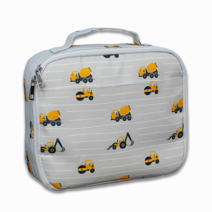 Insulated Lunch Bag - Construction on Grey