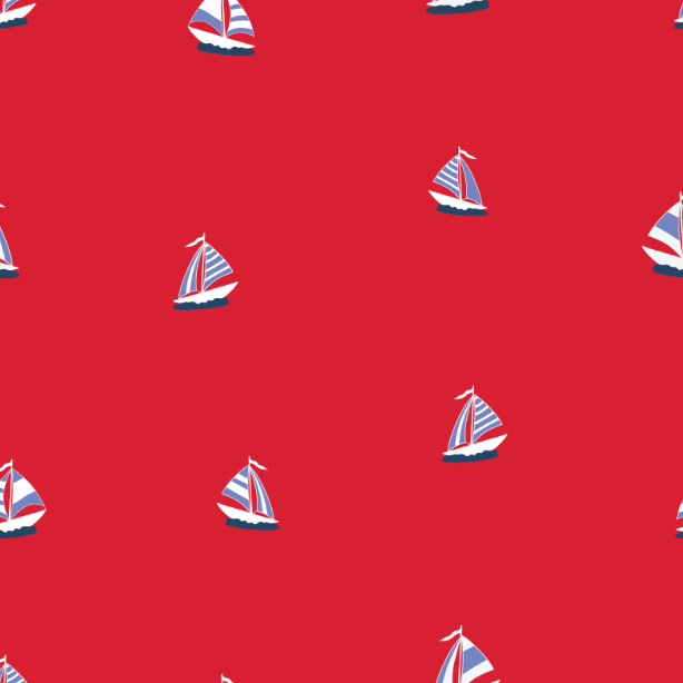 Boys Pocket Polo - Sailboats