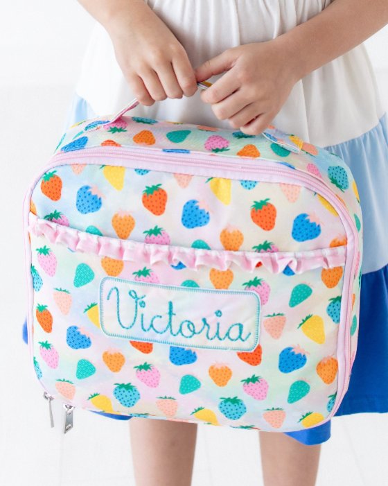 Insulated Lunch Bag - Strawberries