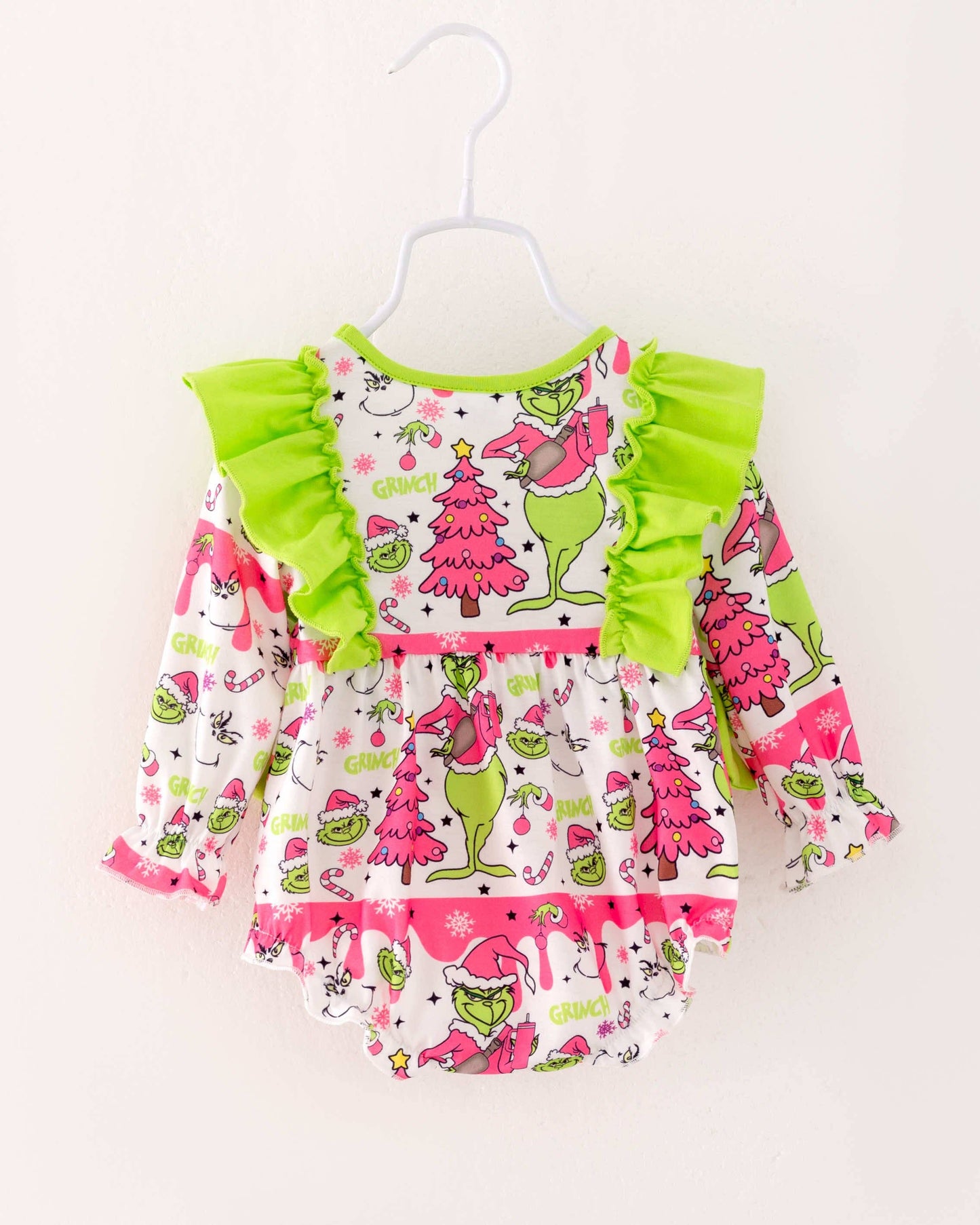 Grinch Ruffle Bubble