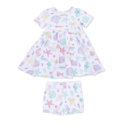 Beach Days - Twirly Dress with Cartwheel Short