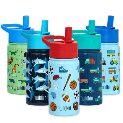 Game On 14 oz Stainless Steel Water Bottle