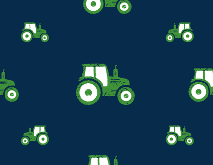 Boys Backpack - Tractors on Navy