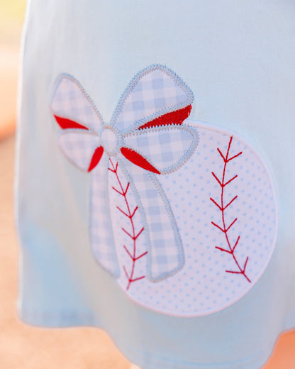 Take Me Out To The Ball Game Pleat Bloomer Set
