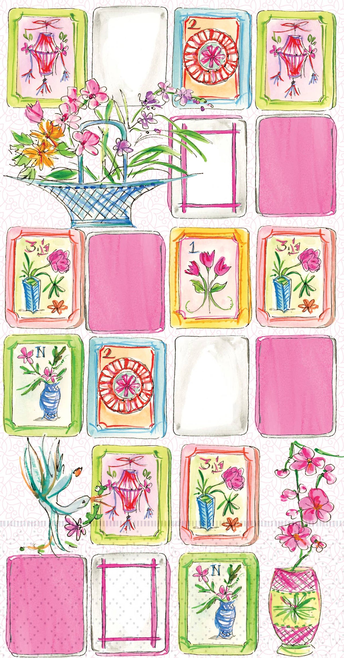 Paper Guest Towels Mahjong