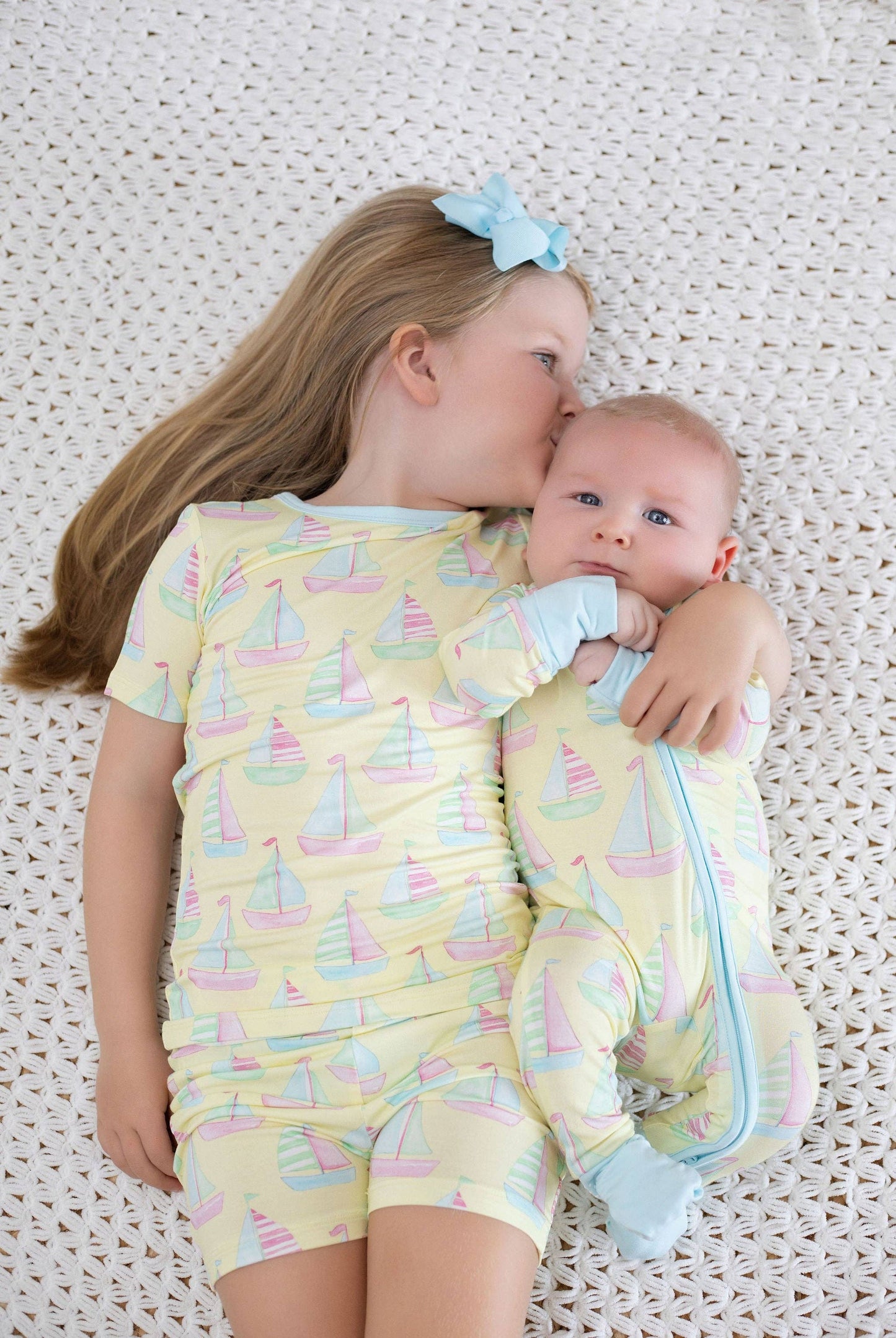 Sailboat Zipper Onesie