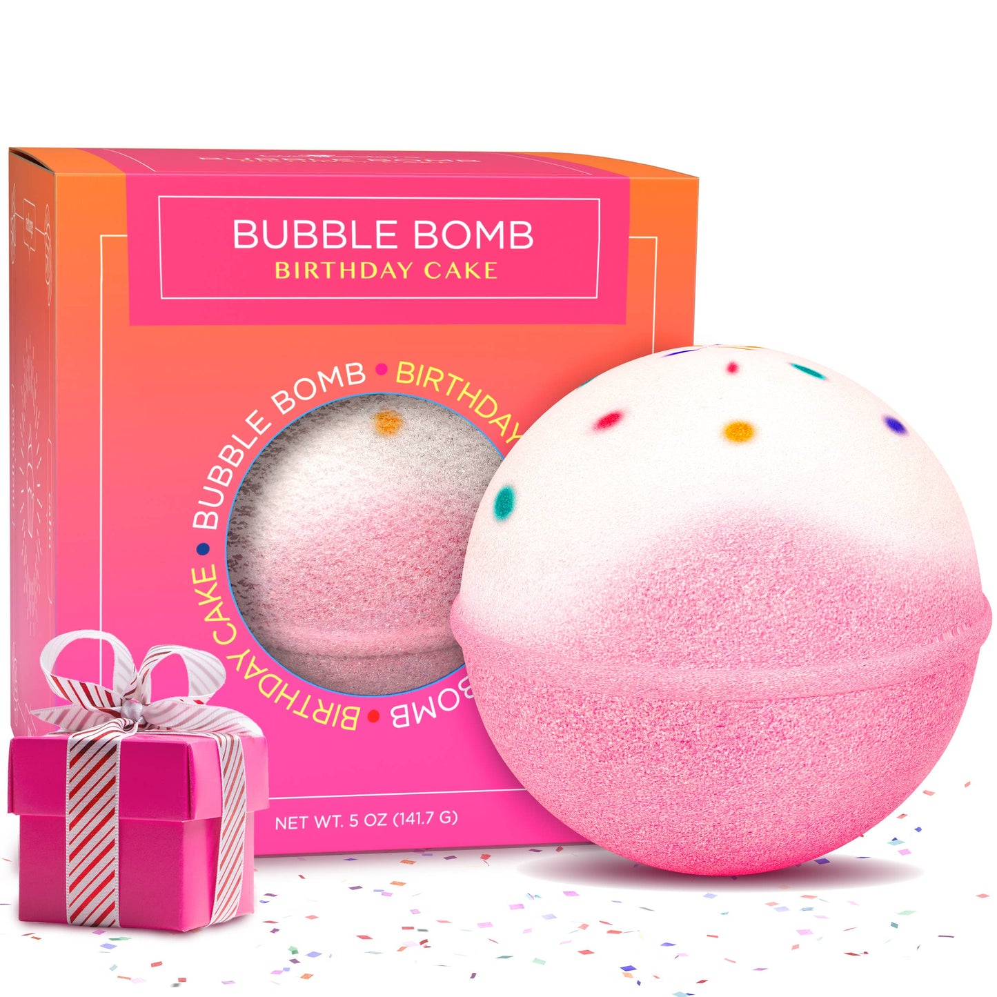 Birthday Cake Bath Bomb for Kids (1 Pack)