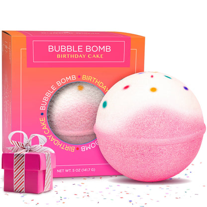 Birthday Cake Bath Bomb for Kids (1 Pack)