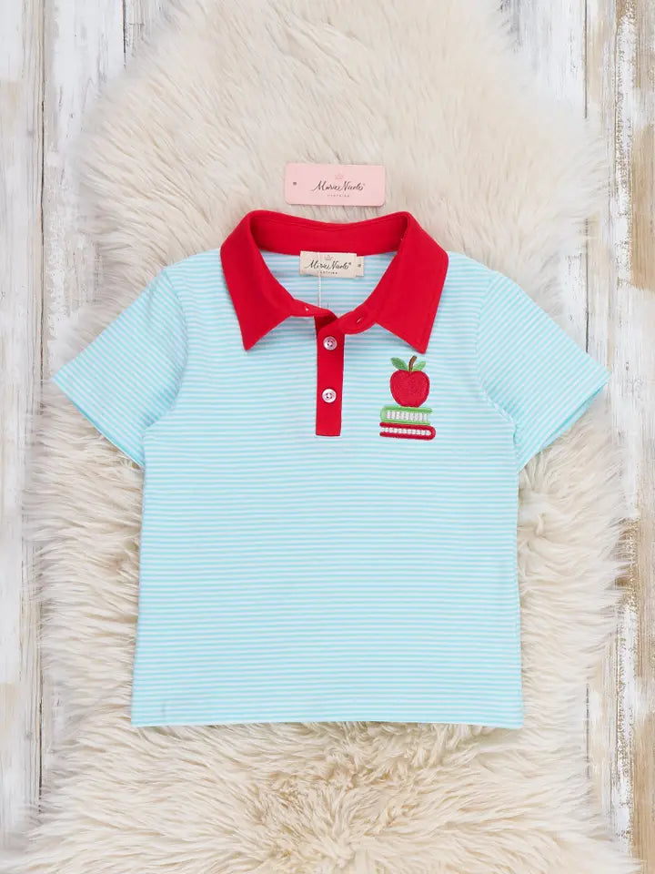 Apple Embroidered Polo