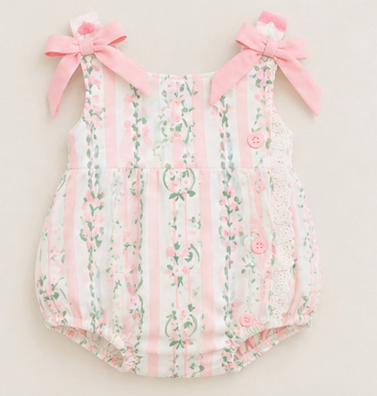 Pink Flower Lace Bubble