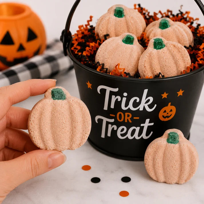 Mini Pumpkin Bath Bombs