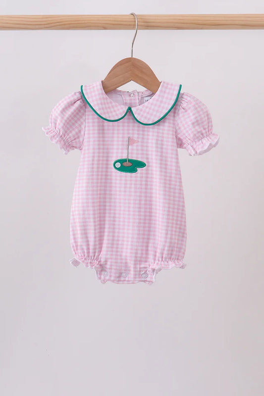 Pink Gingham Golf Bubble