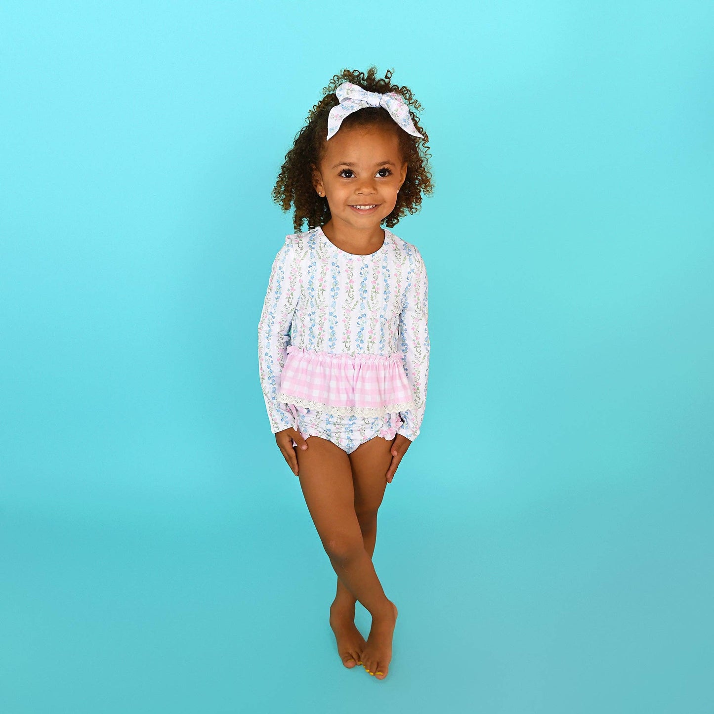 Annie Rash Guard Girls Floral