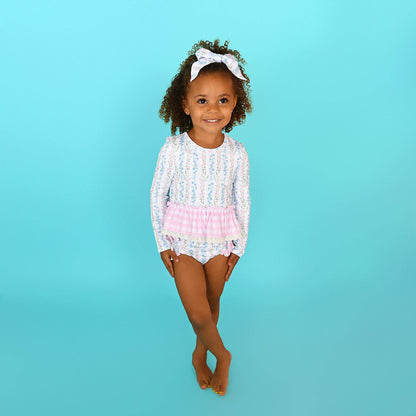 Annie Rash Guard Girls Floral