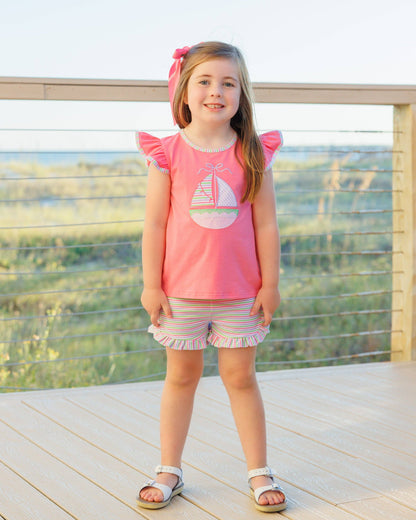 Sailin' Away Flutter Short Set