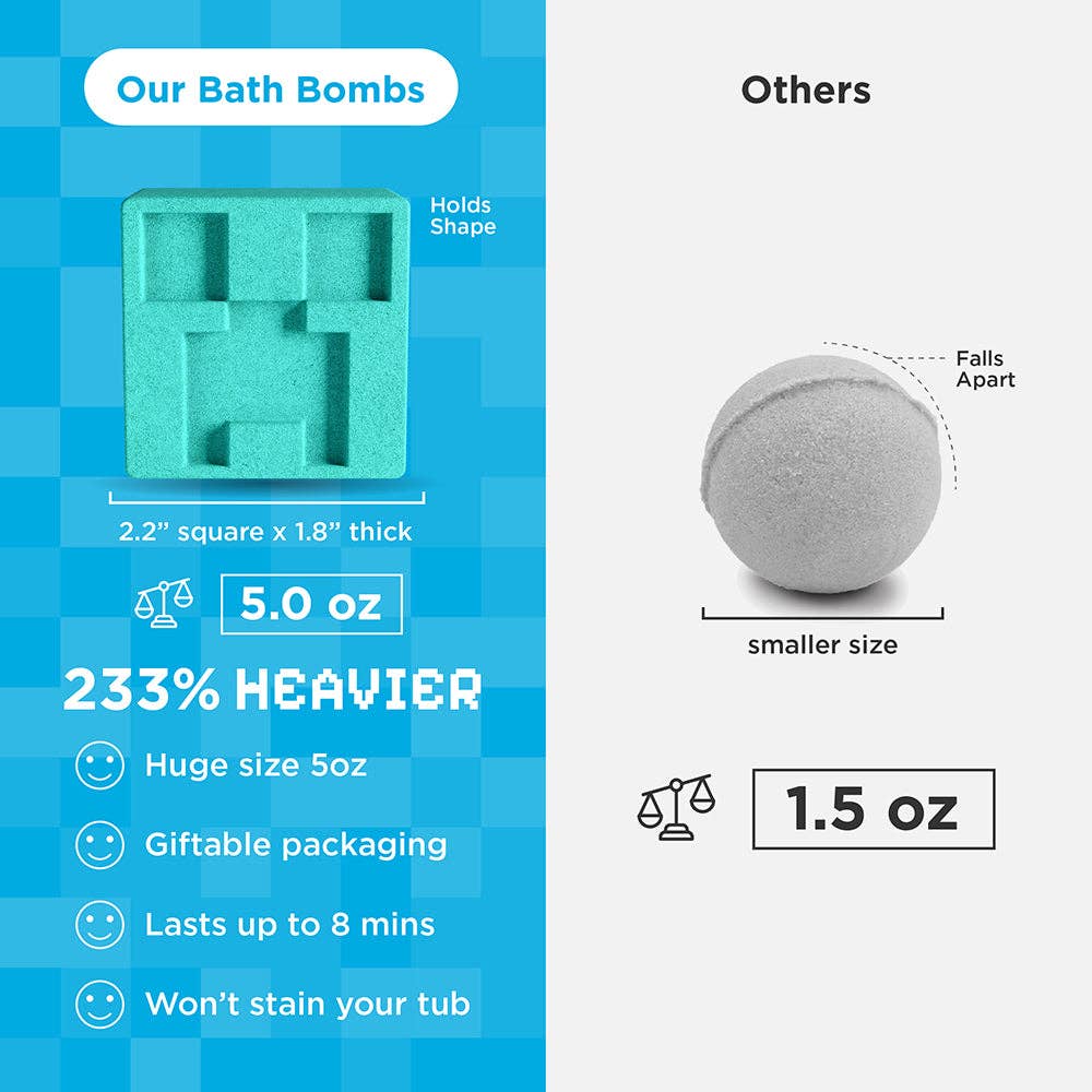 Block Builder Bath Bombs