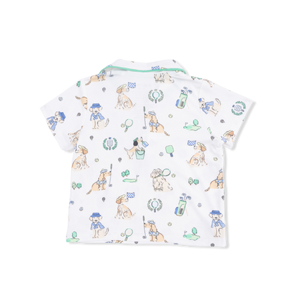 Country Club Dogs Neutral - Polo with Casual Short