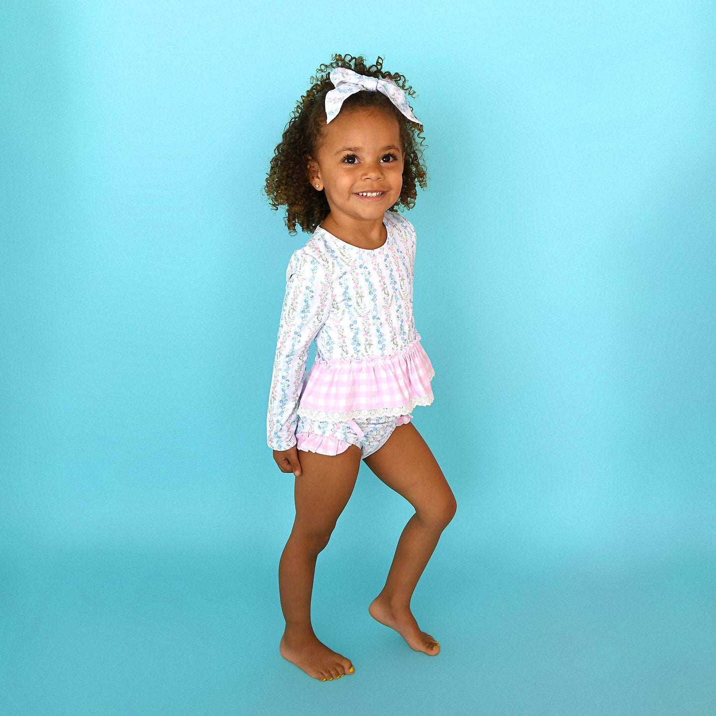 Annie Rash Guard Girls Floral